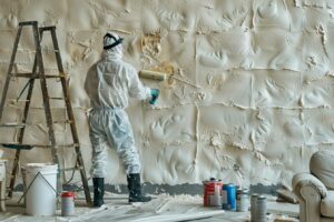 Comment peindre un mur avec de la fibre de verre déjà peinte ?